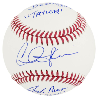 Charlie Sheen, Corbin Bernsen & Tom Berenger Signed "Major League" OML Baseball Inscribed "Taylor" & "Dorn" (Schwartz) at PristineAuction.com
