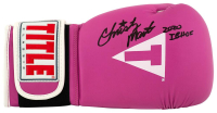 Christy Martin Signed Title Boxing Glove Inscribed "2020 IB HOF" (Schwartz) at PristineAuction.com