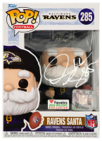 Derrick Mason Signed Ravens #285 Ravens Santa Funko Pop! Vinyl Figure (Schwartz) at PristineAuction.com