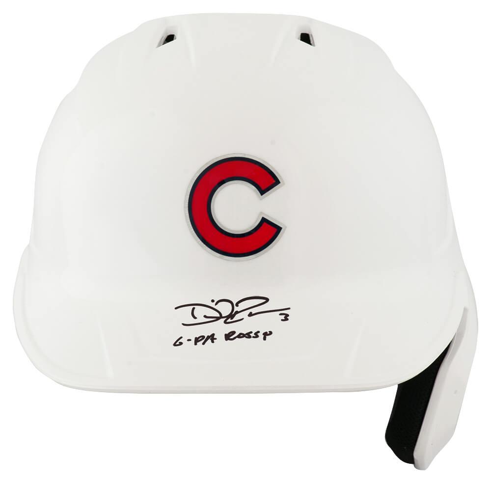 David Ross Signed Cubs Full-Size Chrome Batting Helmet Inscribed "G-Pa Rossy" (Schwartz) at PristineAuction.com David Ross Signed Cubs Full-Size Chrome Batting Helmet Inscribed "G-Pa Rossy" (Schwartz) at PristineAuction.com