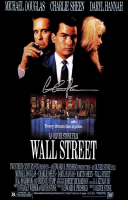 Charlie Sheen Signed "Wall Street" 11x17 Movie Poster (Schwartz) at PristineAuction.com