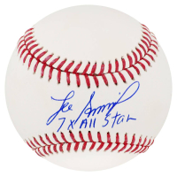 Lee Smith Signed OML Baseball Inscribed "7x All Star" (Schwartz) at PristineAuction.com