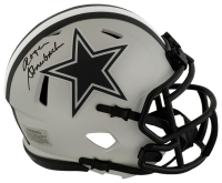Roger Staubach Signed Cowboys Rave Alternate Speed Mini Helmet (Schwartz) at PristineAuction.com