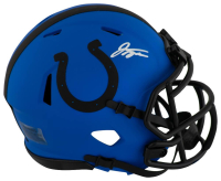 Jonathan Taylor Signed Colts Rave Alternate Speed Mini Helmet (Schwartz) at PristineAuction.com