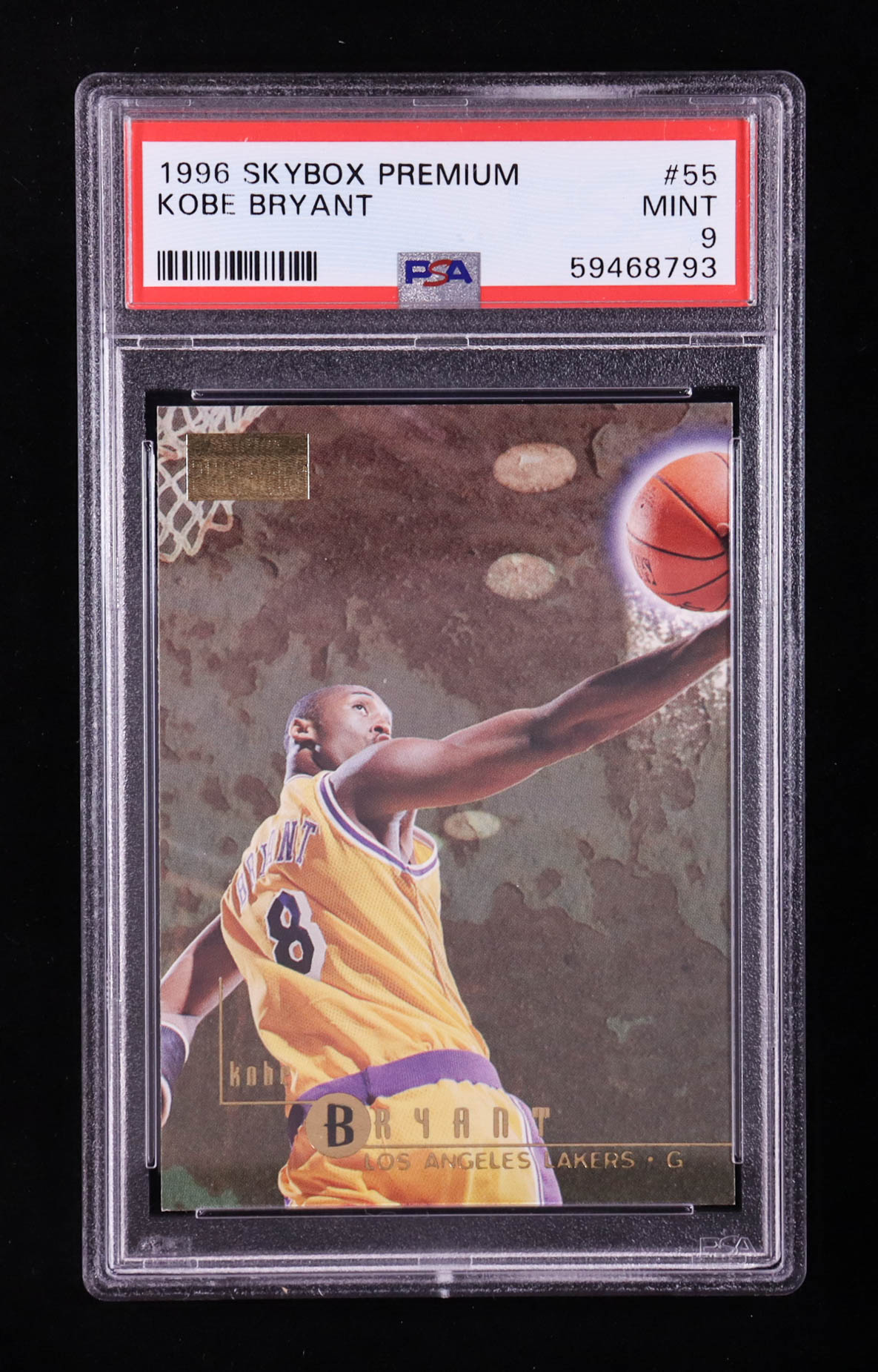 Kobe Bryant 1996-97 SkyBox Premium #55 RC (PSA 9) at PristineAuction.com Kobe Bryant 1996-97 SkyBox Premium #55 RC (PSA 9) at PristineAuction.com