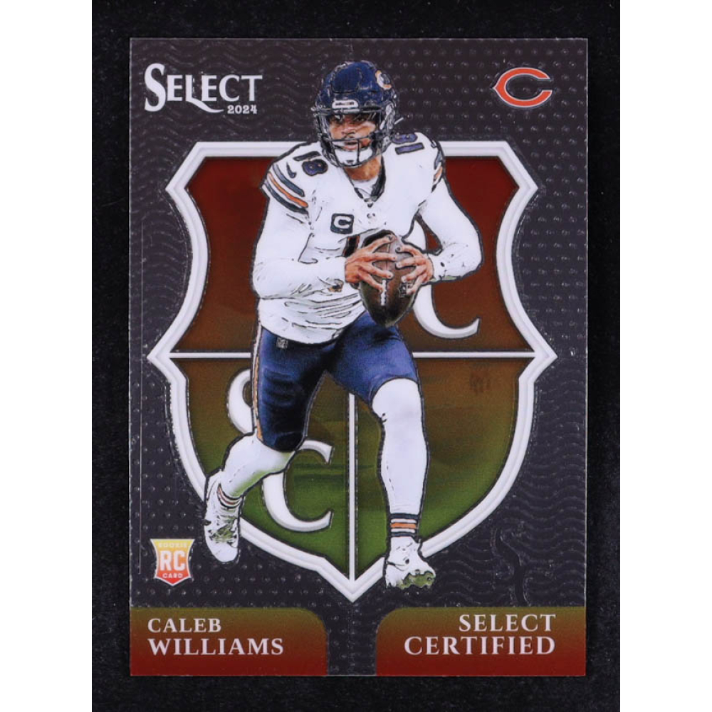 Caleb Williams 2024 Select Select Certified Rookies #1 RC at PristineAuction.com