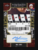 Mac Jones 2022 ITG Big Ticket Signatures Game Ticket Auto #BTS-MJ1 at PristineAuction.com