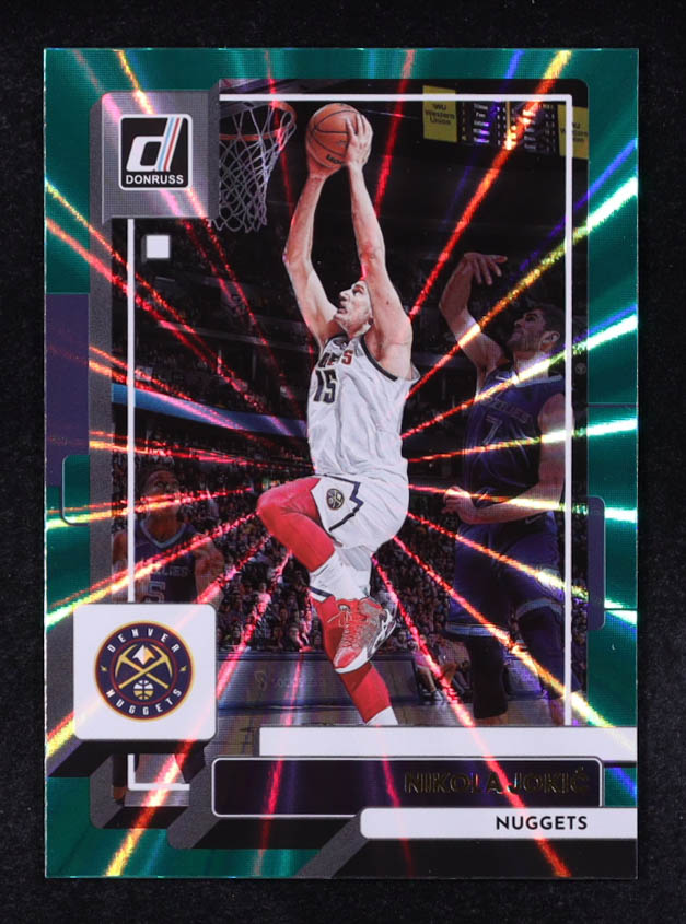 Nikola Jokic 2022-23 Donruss Holo Green Laser #89 at PristineAuction.com Nikola Jokic 2022-23 Donruss Holo Green Laser #89 at PristineAuction.com