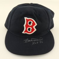 Bobby Doerr Signed Red Sox Fitted Baseball Hat Inscribed "HOF 86" (Beckett) at PristineAuction.com