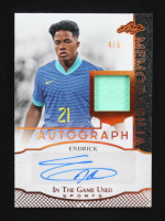 Endrick 2024 Leaf Memorabilia ITG  Bronze Game-Used Patch Auto #IGA-E1 #4/5 at PristineAuction.com