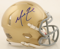 Marcus Freeman Signed Notre Dame Fighting Irish Speed Mini Helmet (Wilder Side of Sports) at PristineAuction.com