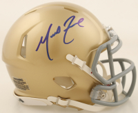 Marcus Freeman Signed Notre Dame Fighting Irish Speed Mini Helmet (Wilder Side of Sports) at PristineAuction.com