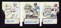 Dave Casper / Kellen Winslow / Rob Gronkowski 2025 Leaf History Book Ch. 2 Th Book of Generations Purple Triple Auto #BC-4 #8/8 at PristineAuction.com
