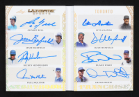 2024 Leaf Ultimate Sports Storybook Franchise Gold Toronto Autographs #SF-1 #1/1 George Bell / Jesse Barfield / Rickey Henderson / Paul Molitor / Cito Gaston / Dave Winfield / Duane Ward / Devon White at PristineAuction.com