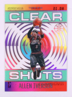 Allen Iverson 2020-21 Panini Illusions Clear Shots Emerald #15 at PristineAuction.com