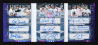 2025 Leaf Bronx Legacy NYC The Bronx Book Purple Autographs #BB-6 #7/7 Lou Piniella / Reggie Jackson / Graig Nettles / Wade Boggs / Paul O'Neill / Tino Martinez / Mariano Rivera / Johnny Damon / Nick Swisher at PristineAuction.com