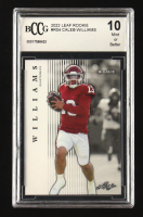 Caleb Williams 2022 Leaf Rookie #R04 RC (BCCG 10) at PristineAuction.com