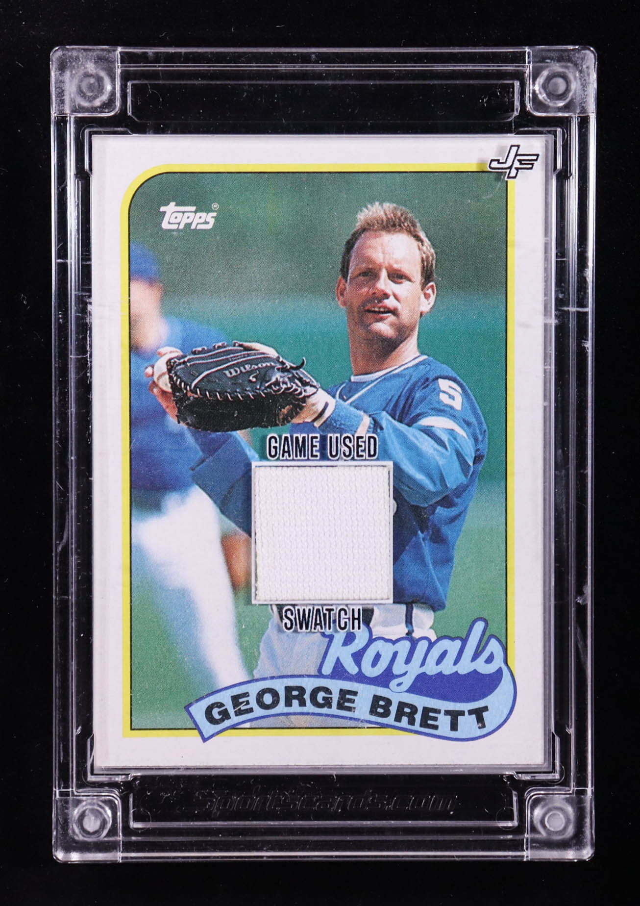 George Brett 2022 Jersey Fusion Game Used Swatch #GB83 at PristineAuction.com George Brett 2022 Jersey Fusion Game Used Swatch #GB83 at PristineAuction.com