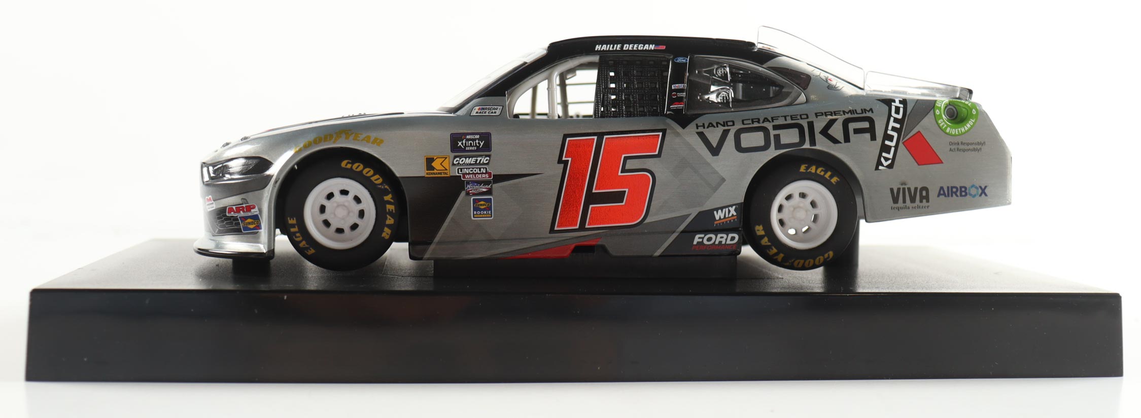 Hailie Deegan Signed 2024 #15 Klutch Vodka | 1:24 Raw Diecast Car (Deegan) at PristineAuction.com Hailie Deegan Signed 2024 #15 Klutch Vodka | 1:24 Raw Diecast Car (Deegan) at PristineAuction.com