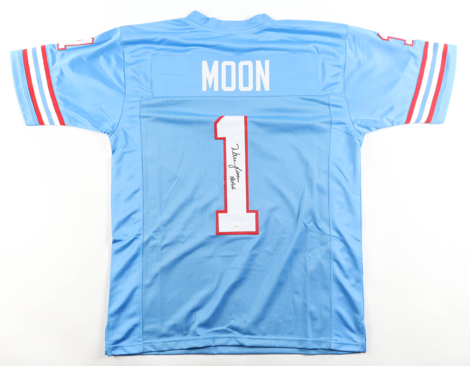 Warren Moon Signed Jersey Inscribed "HOF 06" (JSA) at PristineAuction.com Warren Moon Signed Jersey Inscribed "HOF 06" (JSA) at PristineAuction.com