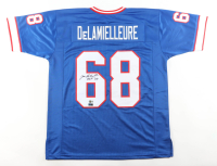 Joe DeLamielleure Signed Jersey Inscribed "HOF 03" (Beckett & TSE) at PristineAuction.com