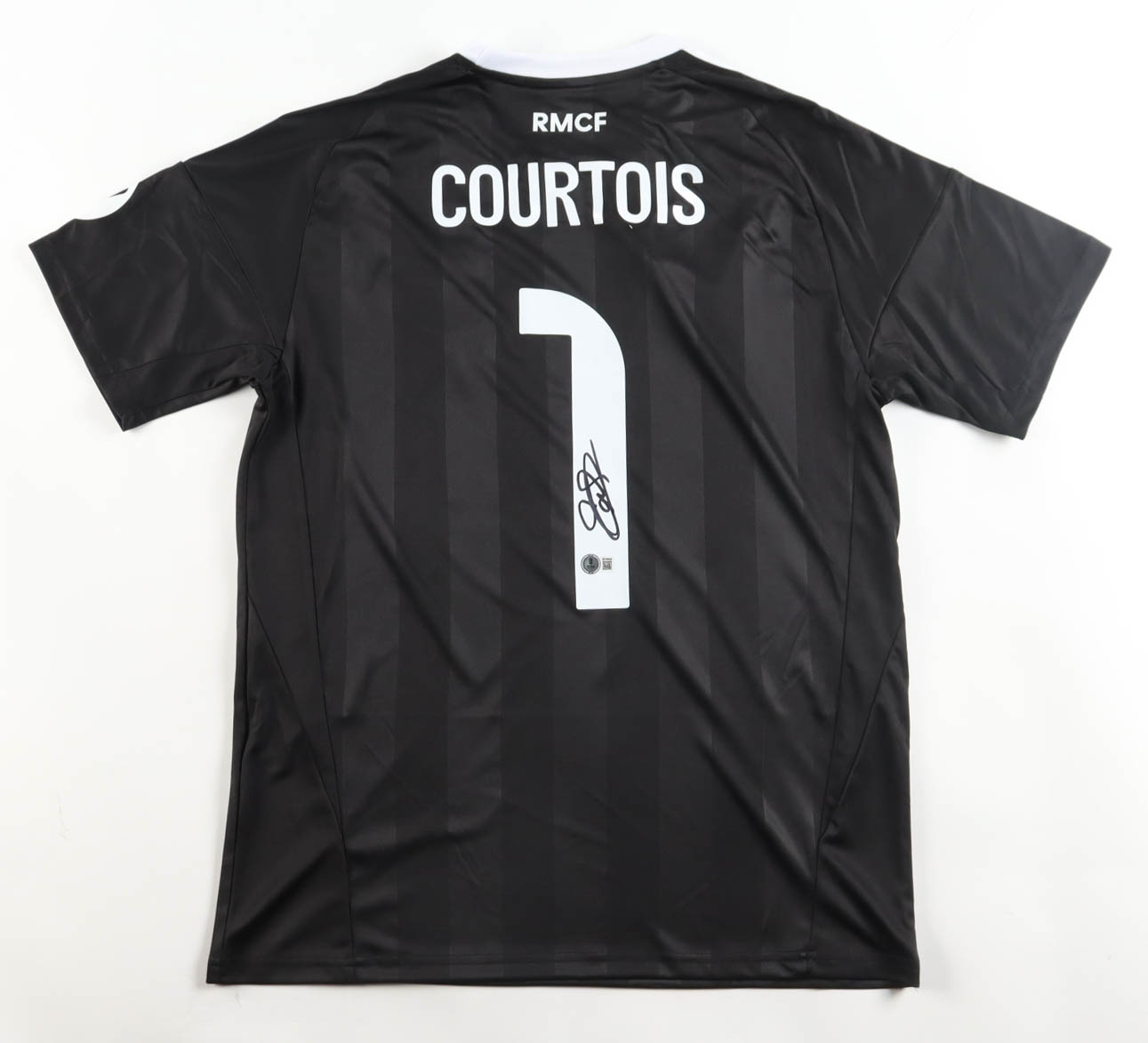 Thibaut Courtois Signed Real Madrid F. C. Adidas Authentic Jersey (Beckett) at PristineAuction.com Thibaut Courtois Signed Real Madrid F. C. Adidas Authentic Jersey (Beckett) at PristineAuction.com