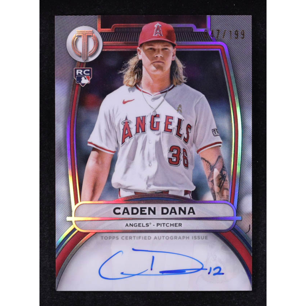 Caden Dana 2025 Topps Tribute Autographs #TACD #047/199 RC at PristineAuction.com