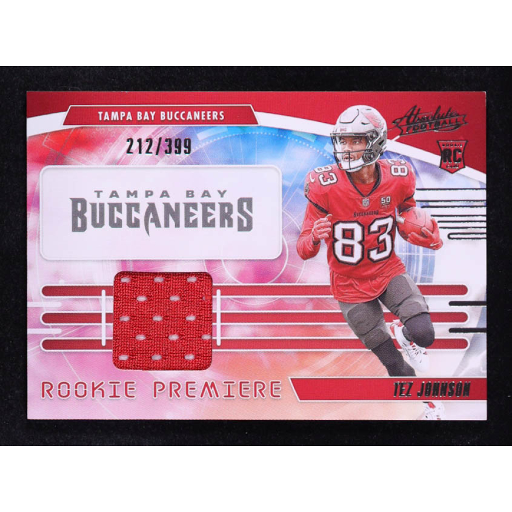 Tez Johnson 2025 Absolute Rookie Premiere Materials #39 #212/399 RC at PristineAuction.com