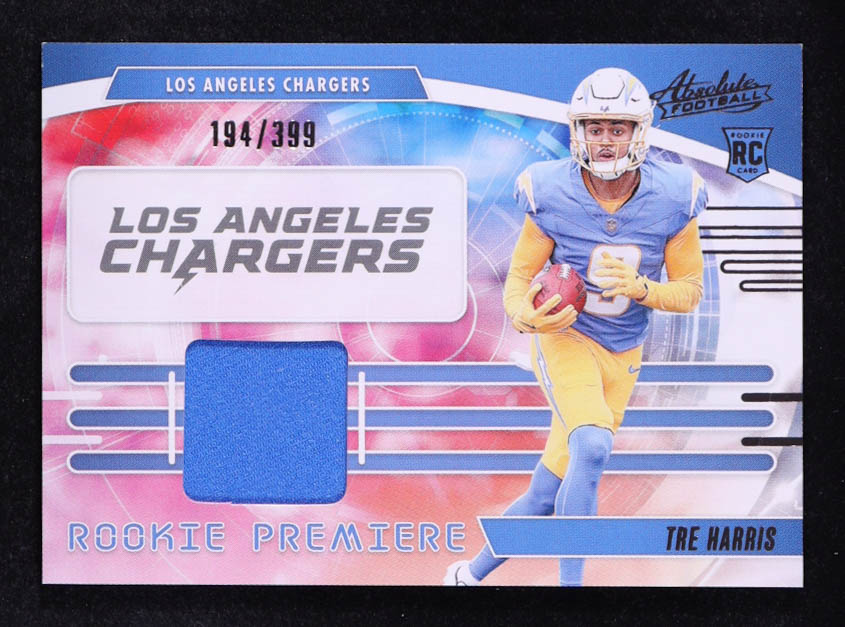 Tre Harris 2025 Absolute Rookie Premiere Materials #15 #194/399 RC at PristineAuction.com Tre Harris 2025 Absolute Rookie Premiere Materials #15 #194/399 RC at PristineAuction.com