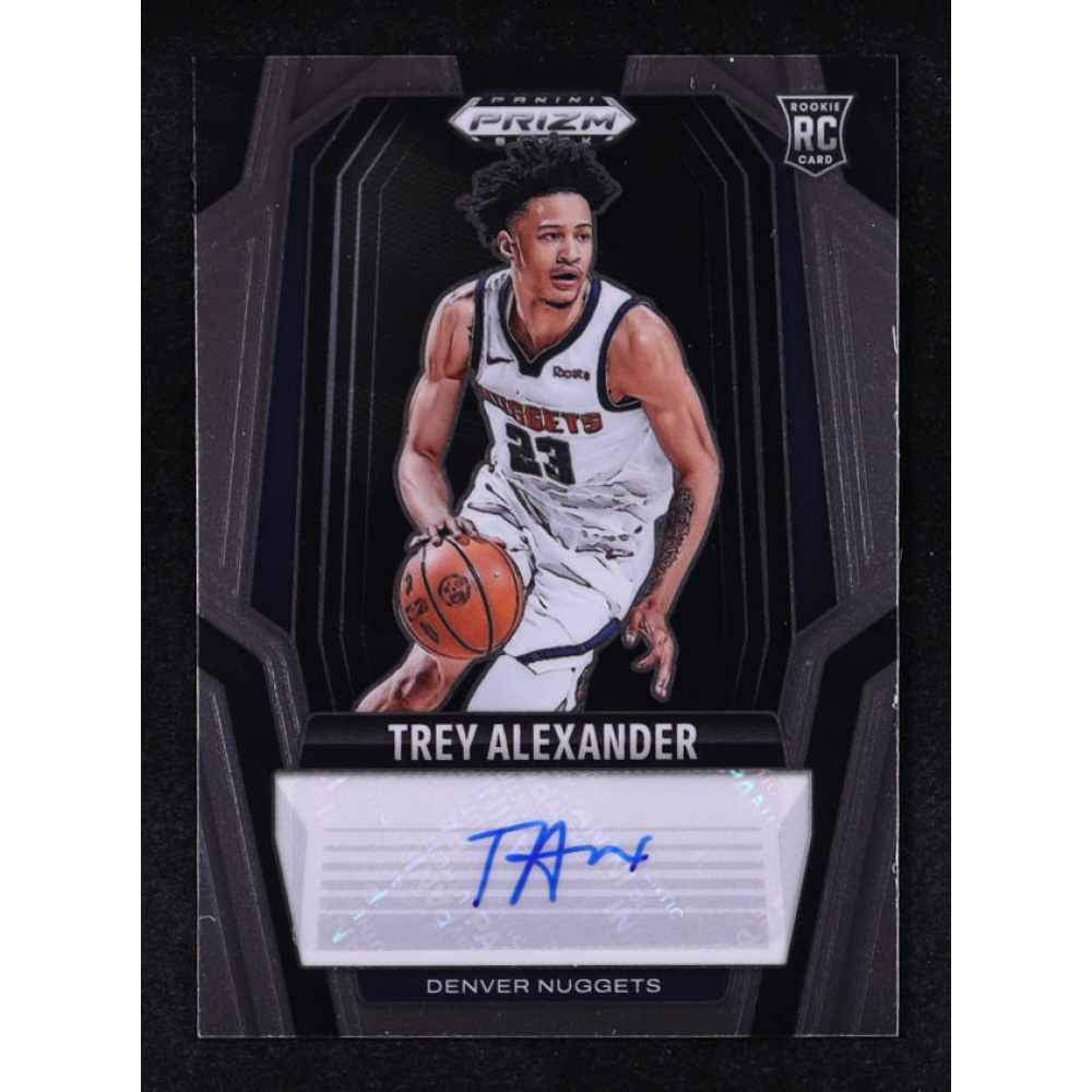 Trey Alexander 2024-25 Panini Prizm Black Rookie Signatures #43 RC at PristineAuction.com