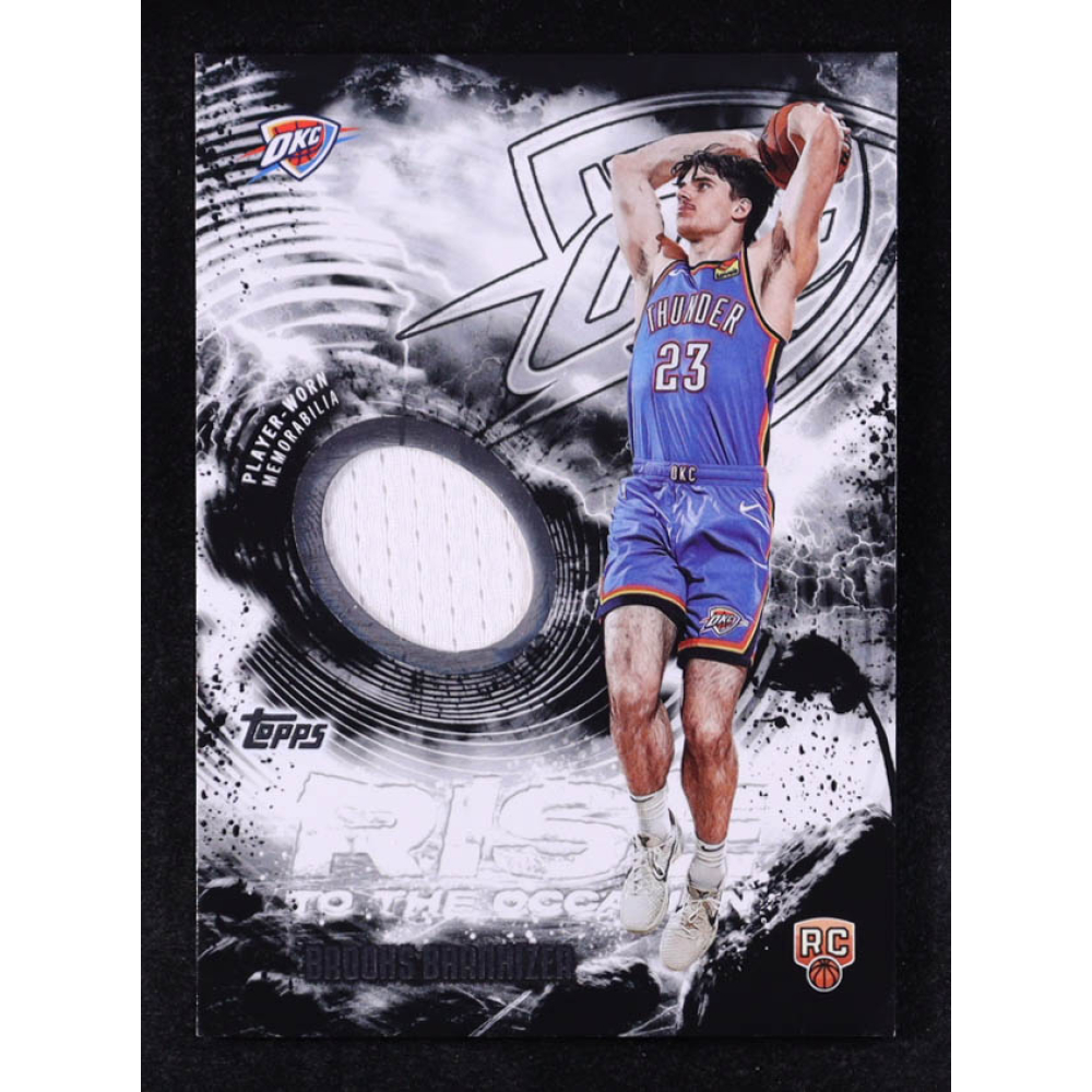 Brooks Barnhizer 2025-26 Topps Rise to the Occasion Relics #RTOBB RC at PristineAuction.com