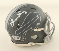Thurman Thomas Signed Bills Slate Alternate Speed Mini Helmet (Beckett) at PristineAuction.com
