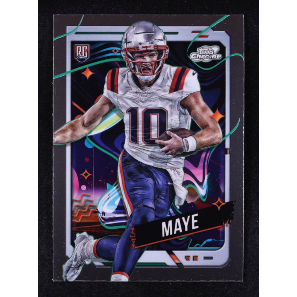 Drake Maye 2024 Topps Cosmic Chrome #162 RC at PristineAuction.com