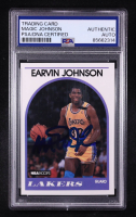 Magic Johnson Signed 1989-90 Hoops #270 (PSA) at PristineAuction.com