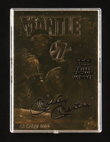 Mickey Mantle 1996 Bleachers 23KT Gold Card - 1956 Triple Crown Winner #415 at PristineAuction.com