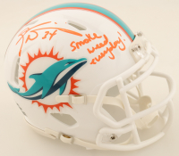 Ricky Williams Signed Dolphins Speed Mini Helmet Inscribed "Smoke Weed Everyday!" (Wilder Side of Sports) at PristineAuction.com