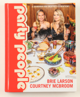 Brie Larson & Courtney McBroom Signed "Party People" Cookbook (JSA) at PristineAuction.com