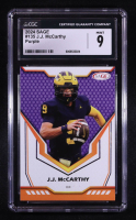 JJ McCarthy 2024 Sage Purple #135 RC (CGC 9) at PristineAuction.com