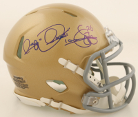 Raghib "Rocket" Ismail Signed Notre Dame Fighting Irish Speed Mini Helmet (WSS) at PristineAuction.com