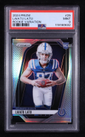 Laiatu Latu 2024 Panini Prizm Rookie Variation #25 RC (PSA 9) at PristineAuction.com