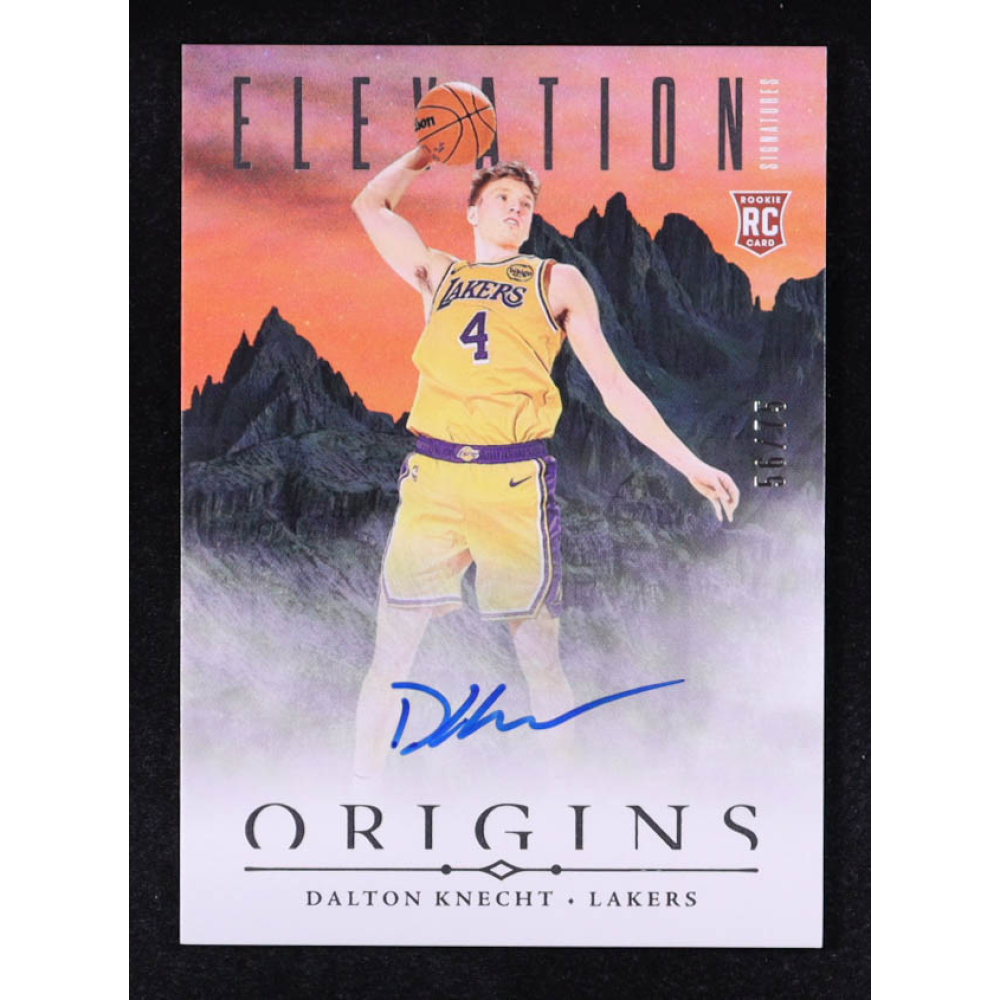 Dalton Knecht 2024-25 Panini Origins Elevation Signatures #2 #56/75 RC at PristineAuction.com