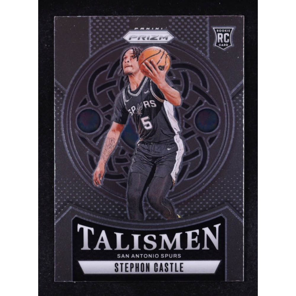Stephon Castle 2024-25 Panini Prizm Talismen #14 RC at PristineAuction.com