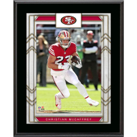 Christian McCaffrey 49ers Sublimated Player Plaque at PristineAuction.com