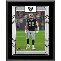 Maxx Crosby Raiders Sublimated Player Plaque at PristineAuction.com