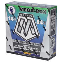 2021-22 Panini Mosaic Premier League EPL Soccer Mega Box at PristineAuction.com