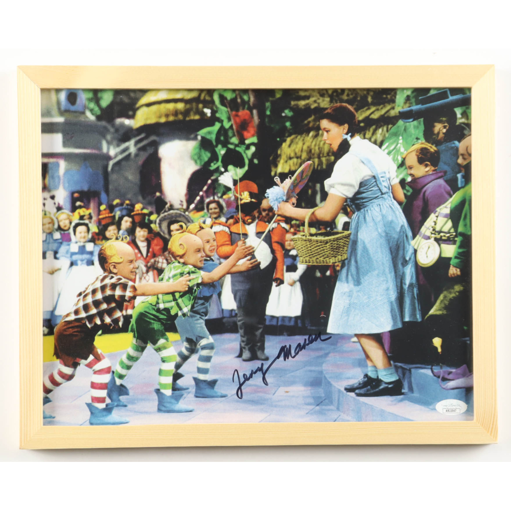 Jerry Maren Signed "The Wizard of Oz" Custom Framed Photo (JSA) at PristineAuction.com