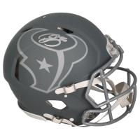 Dalton Schultz Signed Texans Full-Size Authentic On-Field Slate Alternate Speed Helmet (Beckett) at PristineAuction.com