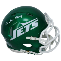 Darrelle Revis Signed Jets Speed Mini Helmet (Beckett) at PristineAuction.com