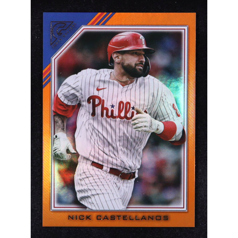 Nick Castellanos 2022 Topps Gallery Orange #161 #01/25 at PristineAuction.com