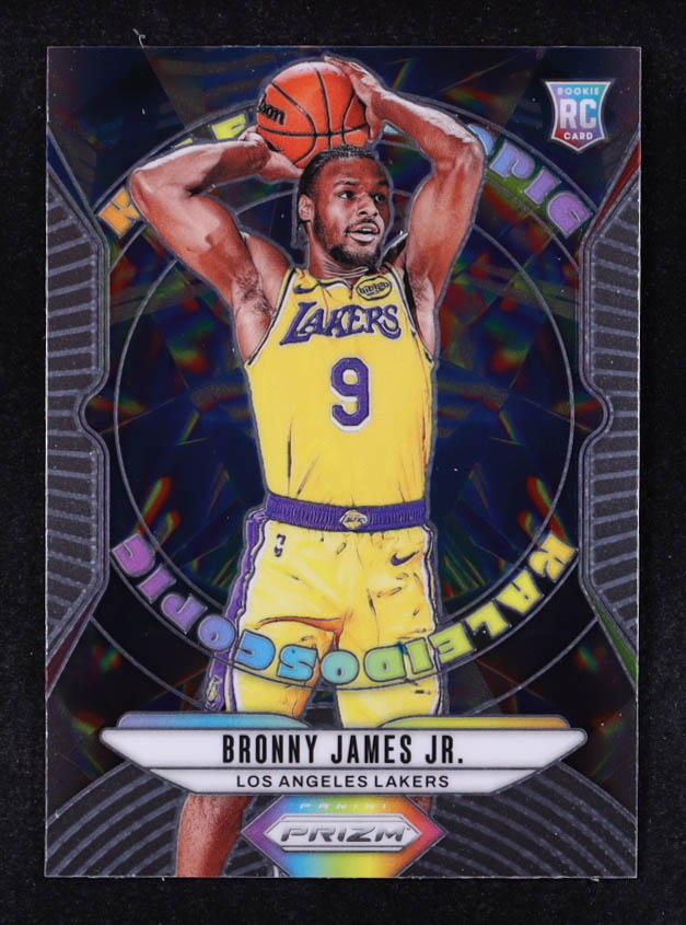 Bronny James Jr. 2024-25 Panini Prizm Kaleidoscopic #17 RC at PristineAuction.com Bronny James Jr. 2024-25 Panini Prizm Kaleidoscopic #17 RC at PristineAuction.com